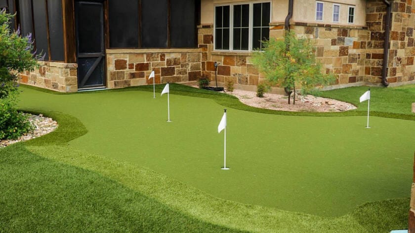 Golf Green Backyard